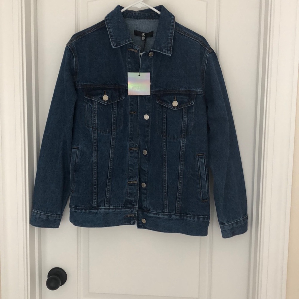 Blue Oversized Denim Jacket